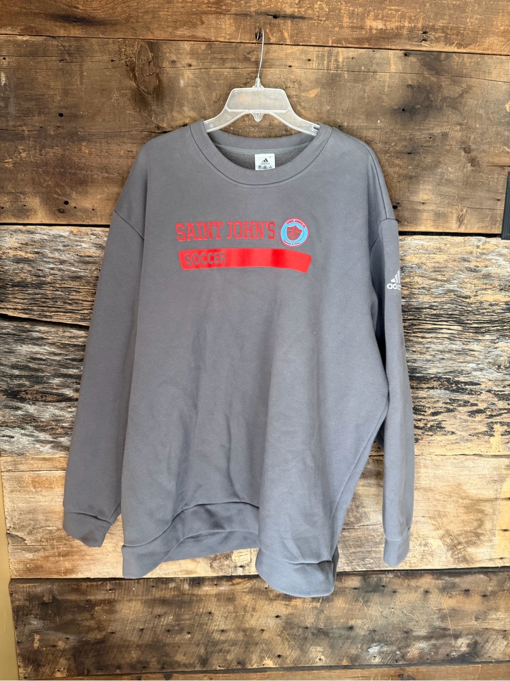 St. John’s University Soccer Adidas Sweatshirt
